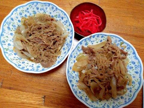 とろとろ～いつもの牛皿～牛丼♩